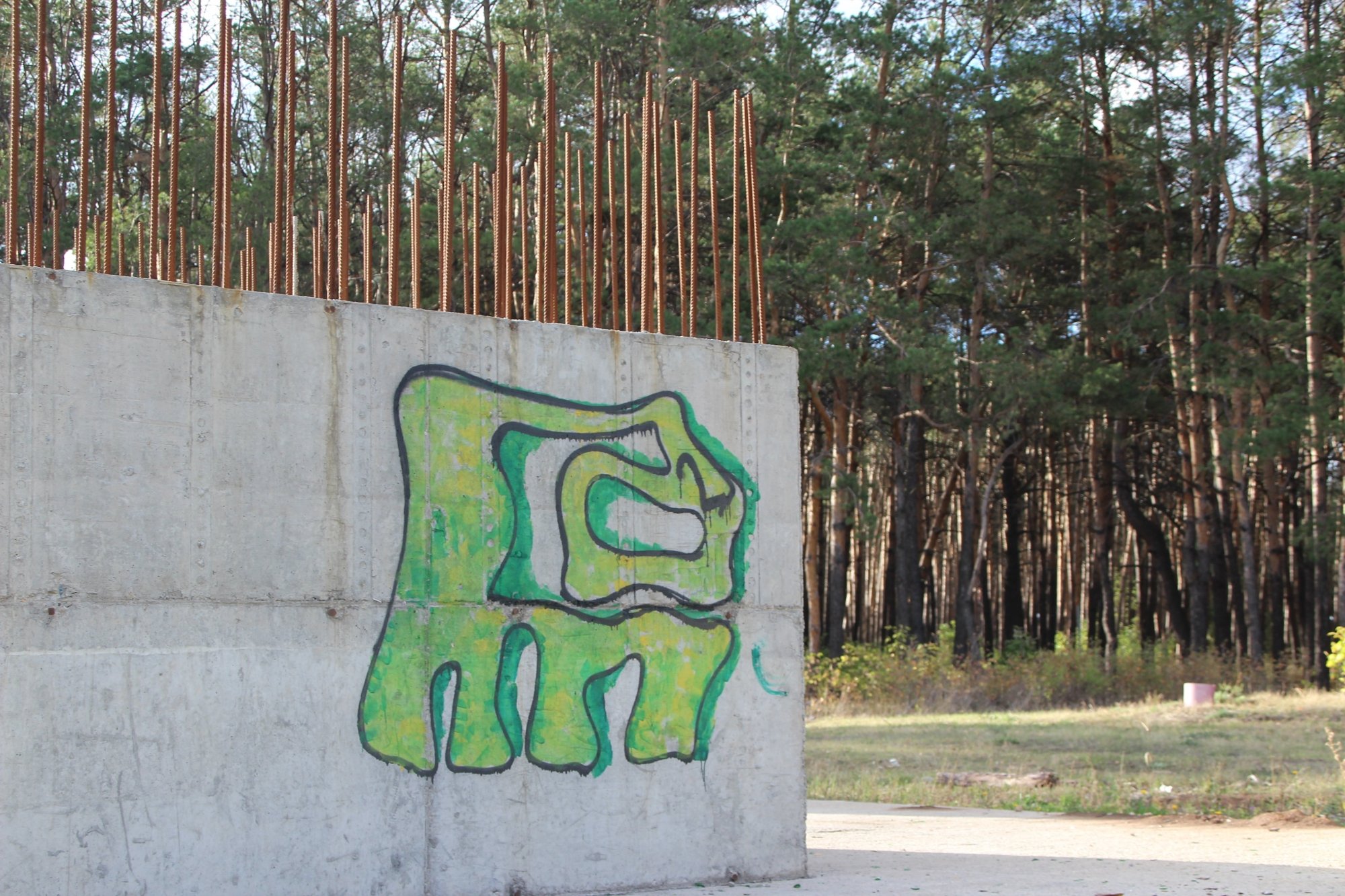 Граффити и мусор: что стало со стелой первостроителям Челнов (фото)