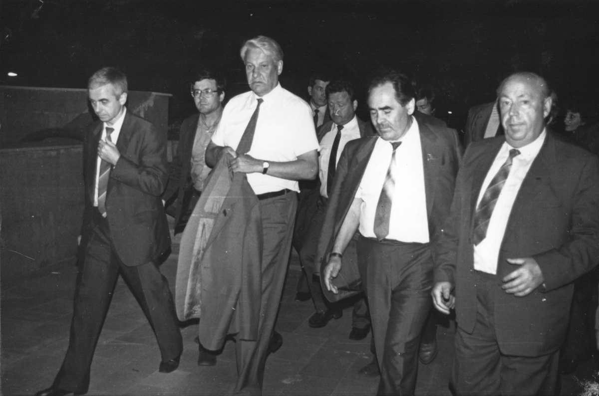 Фото: как в 1990-м году Борис Ельцин посетил Челны