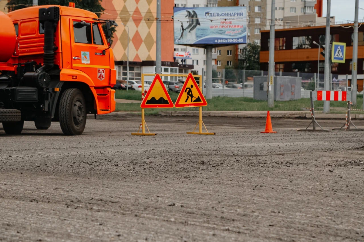 Дожди сдвинули график дорожных работ в Челнах: «Придется нагонять»