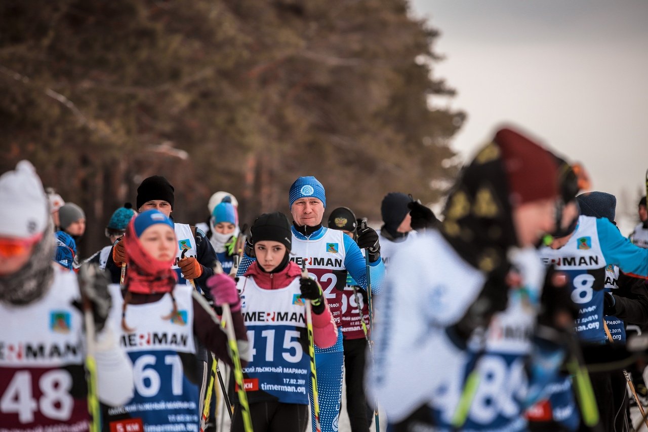Камский лыжный марафон серии Timerman прошли более 500 человек. Фото