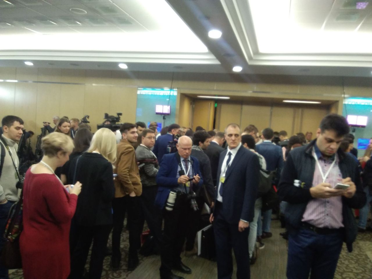 Chelny-biz.ru у Путина: журналисты со всего мира собираются на пресс-конференцию. Первые фото
