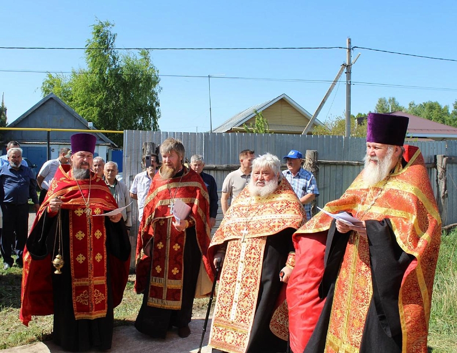 Кряшенское духовенство Татарстана посетило стройплощадку храма в Мелекесе