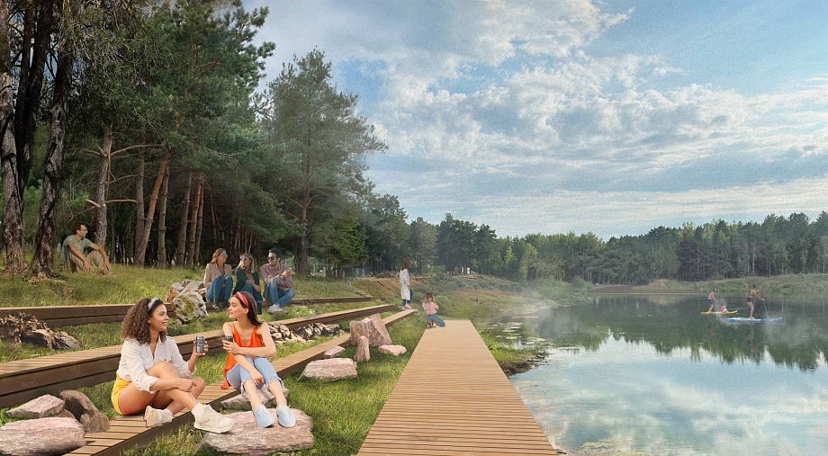 Как изменится территория у Лесного озера в «Прибрежном» (фото)