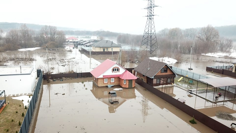 Как разлилась в этом году река Шильна в пригороде Челнов (фото)