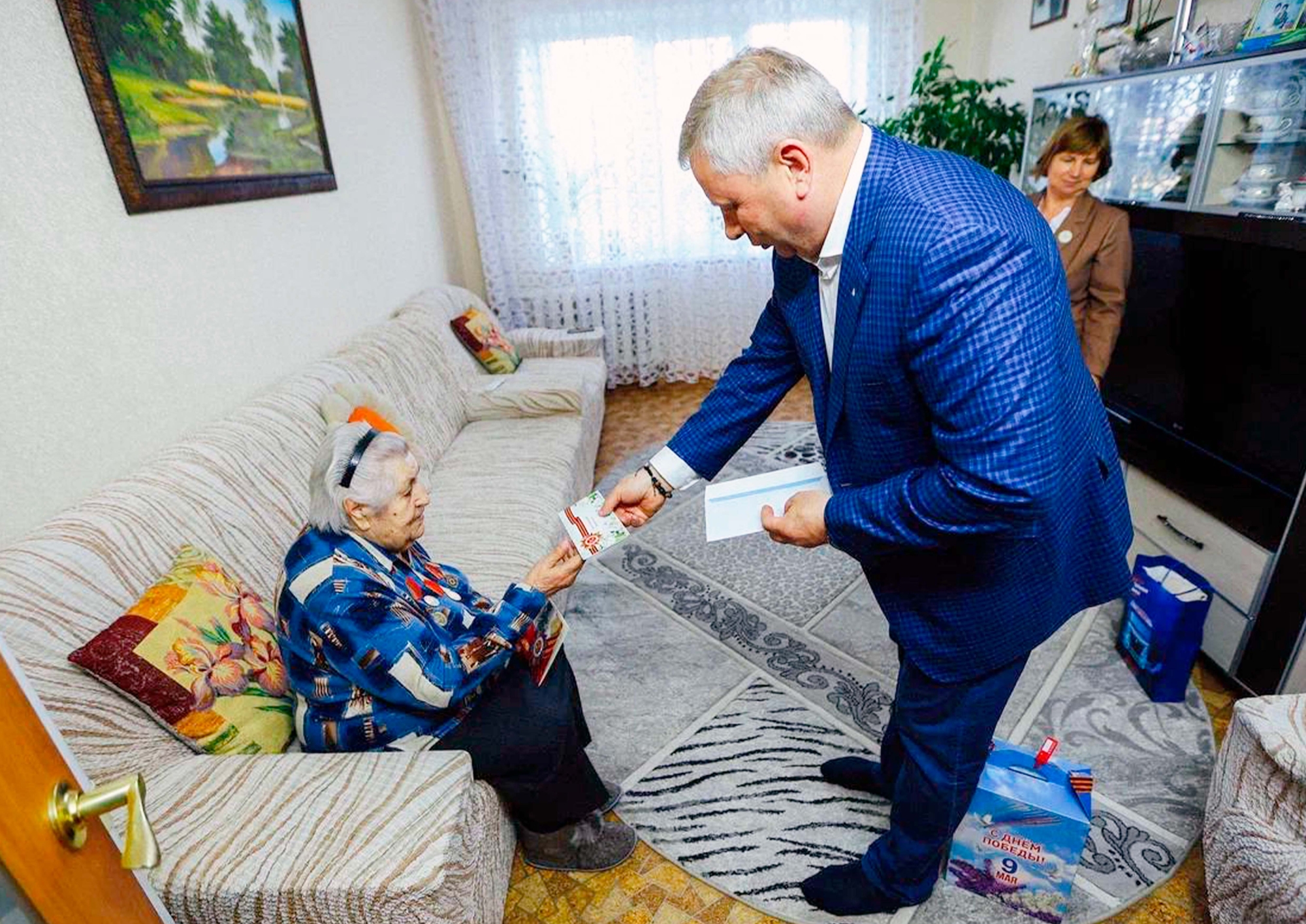 Андрей Ляпунов поздравил ветеранов Великой Отечественной войны