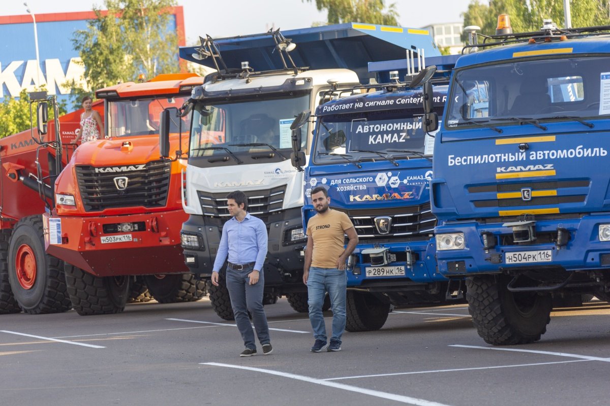 КАМАЗ» показал свою инновационную технику на юбилее ИТ-парка 26.08.2022