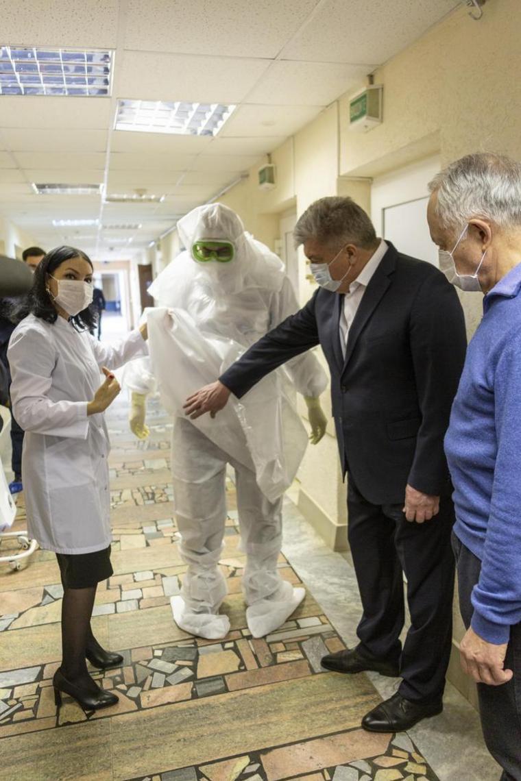 Когогин и Магдеев осмотрели камазовский санаторий, который готовят под обсерватор 
