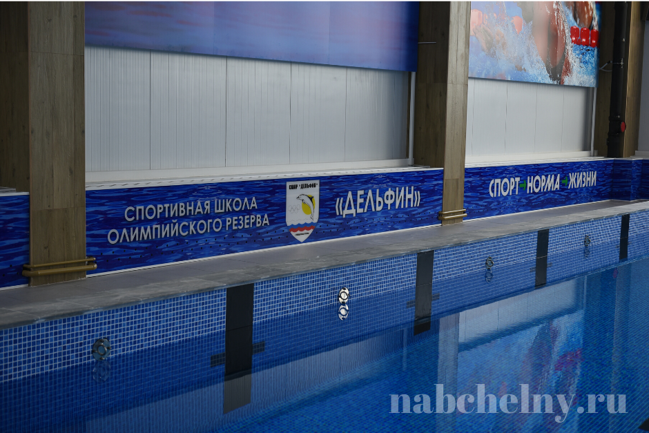 Новый бассейн в Челнах открыли онлайн с участием министра спорта России 