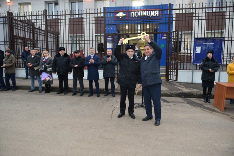 Хохорин открыл в Сарманово новое здание ОП, которое построил Гайсин