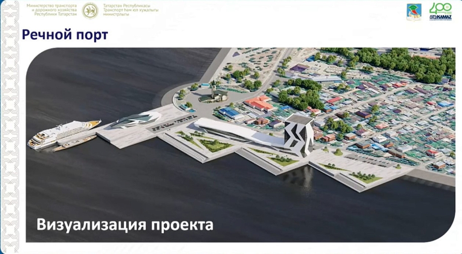 Что представляет собой участок под новый речпорт в Челнах 