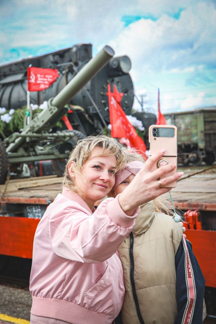 «Паровоз Победы» в Челнах встретили более трех тысяч человек 