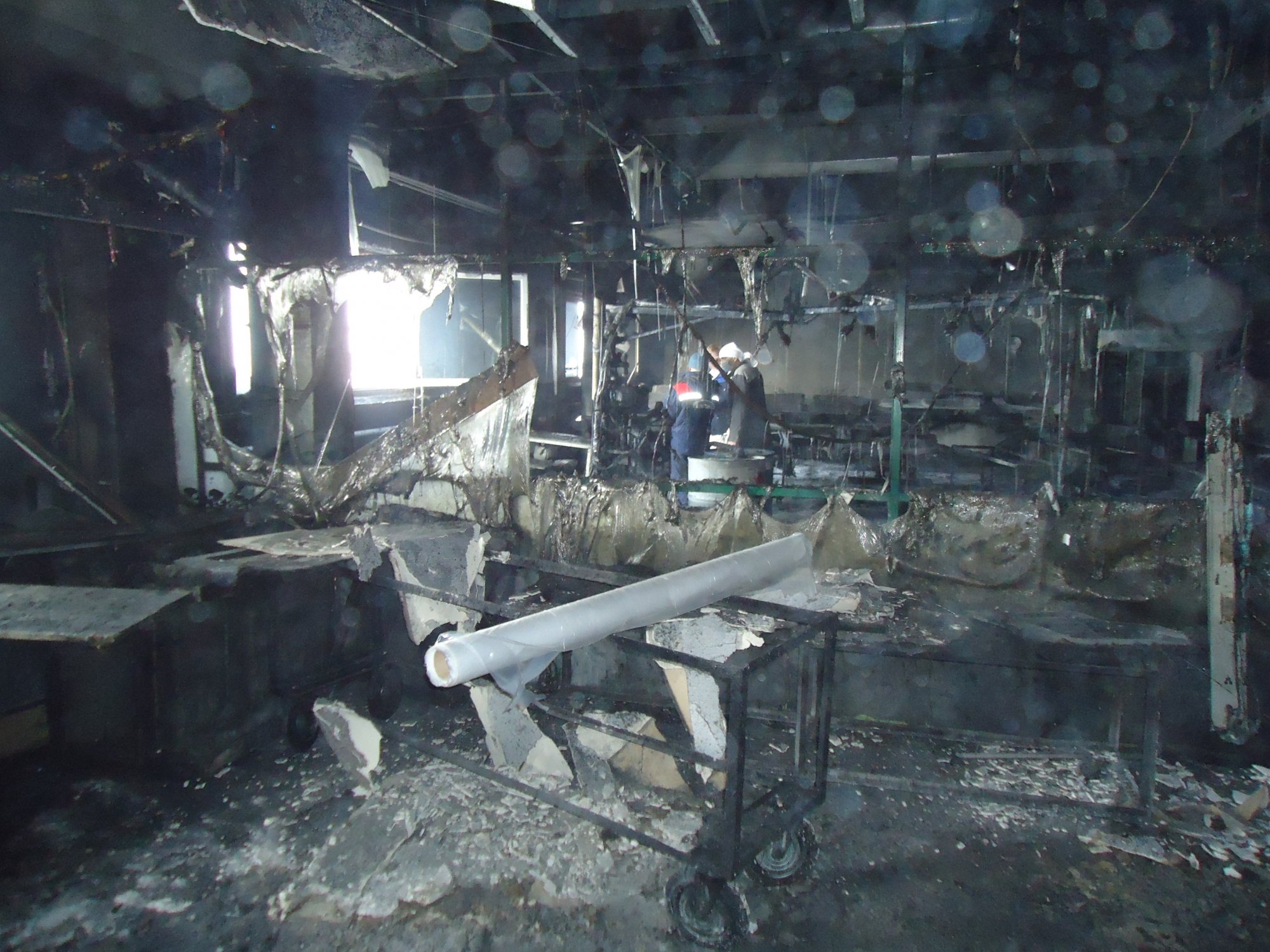 На пожаре в компании «Автомастер» спасли многомиллионное имущество (фото)