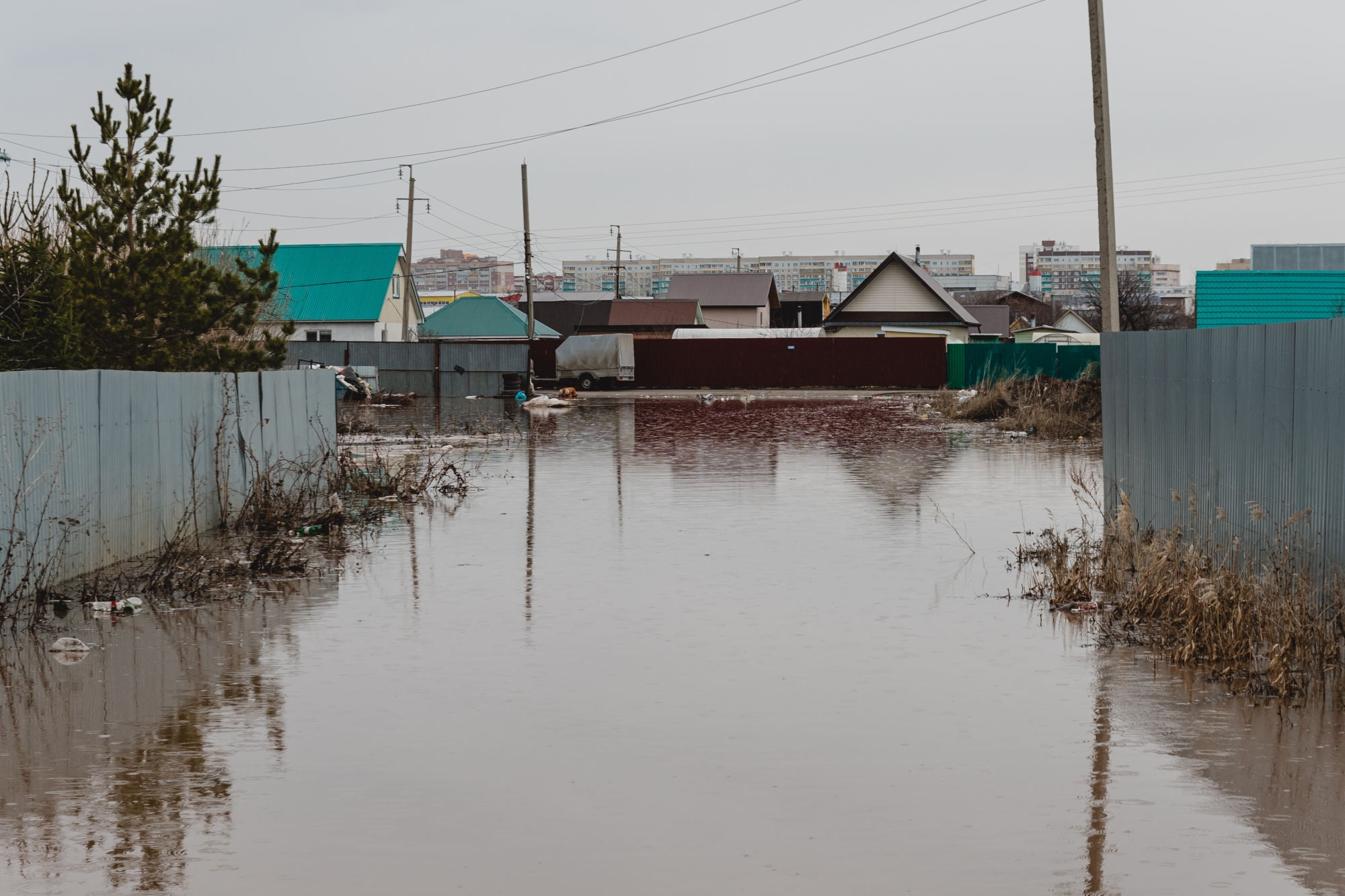 Видео: последствия половодья в пригороде Челнов