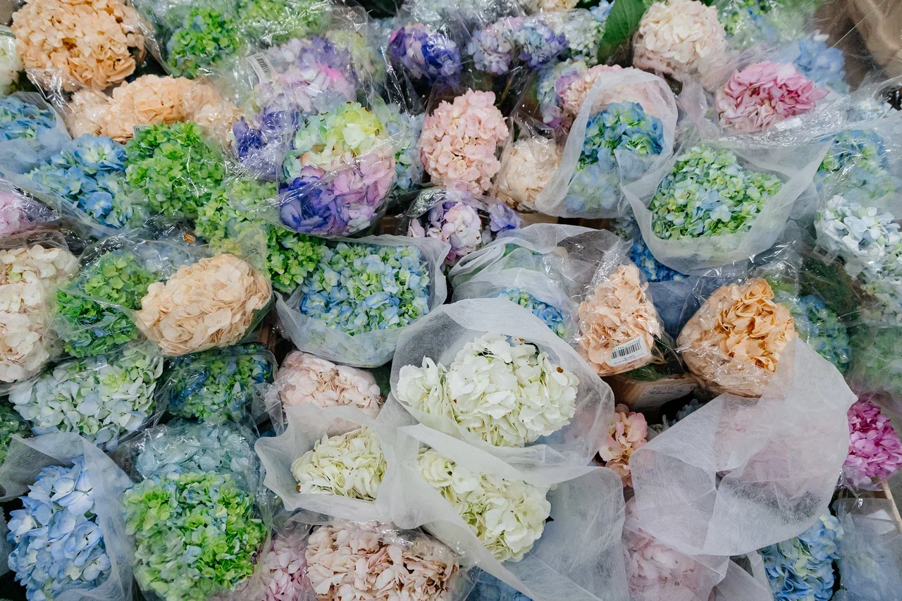 У игроков цветочного рынка ажиотаж – товар разбирают по пути на склад (фото) У игроков цветочного рынка ажиотаж – товар разбирают по пути на склад (фото)