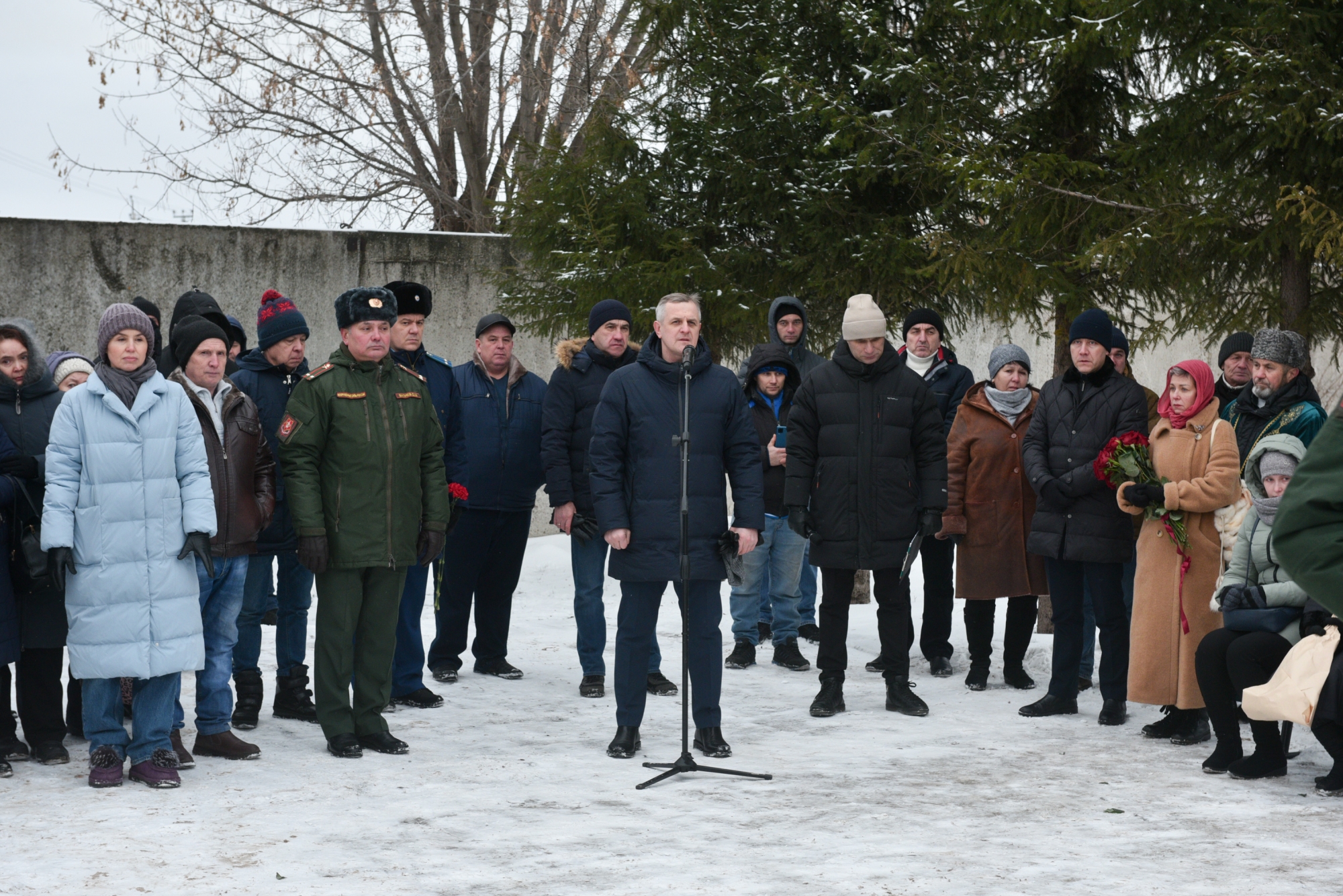 В Челнах похоронили бойца, погибшего в спецоперации на Украине