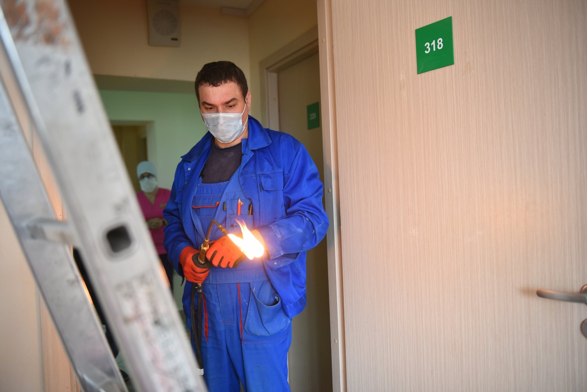 Мэр оценил готовность госпиталя ветеранов войн к приему пациентов с COVID-19