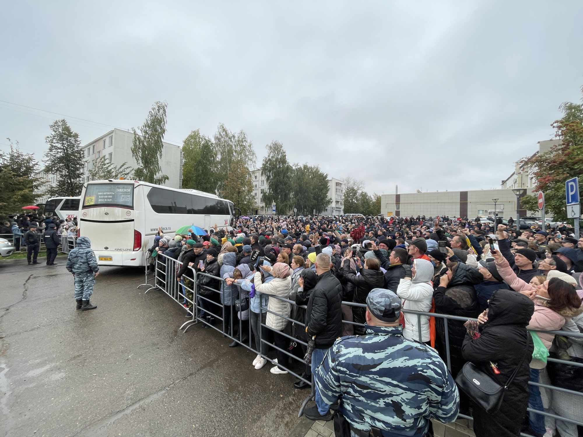 Из Челнов отправилась вторая группа мобилизованных 