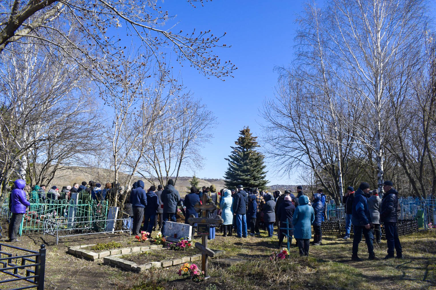 В Тукаевском районе похоронили бойцов, которые погибли в спецоперации (фото)