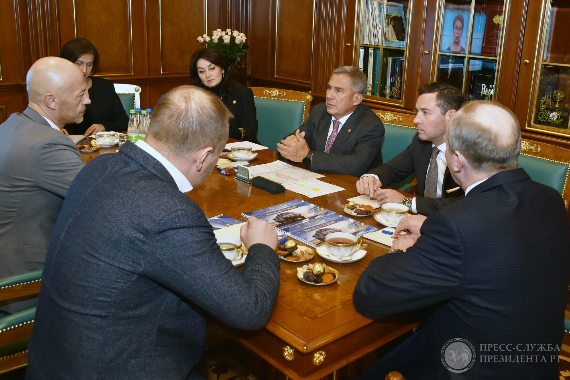Бондарчук, Минниханов и Чагин обсудили реализацию совместных проектов