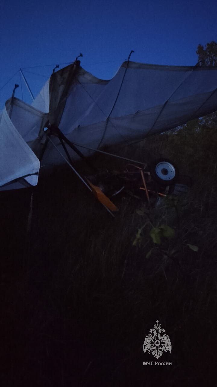 Под Менделеевском разбился пилот дельтаплана (фото)