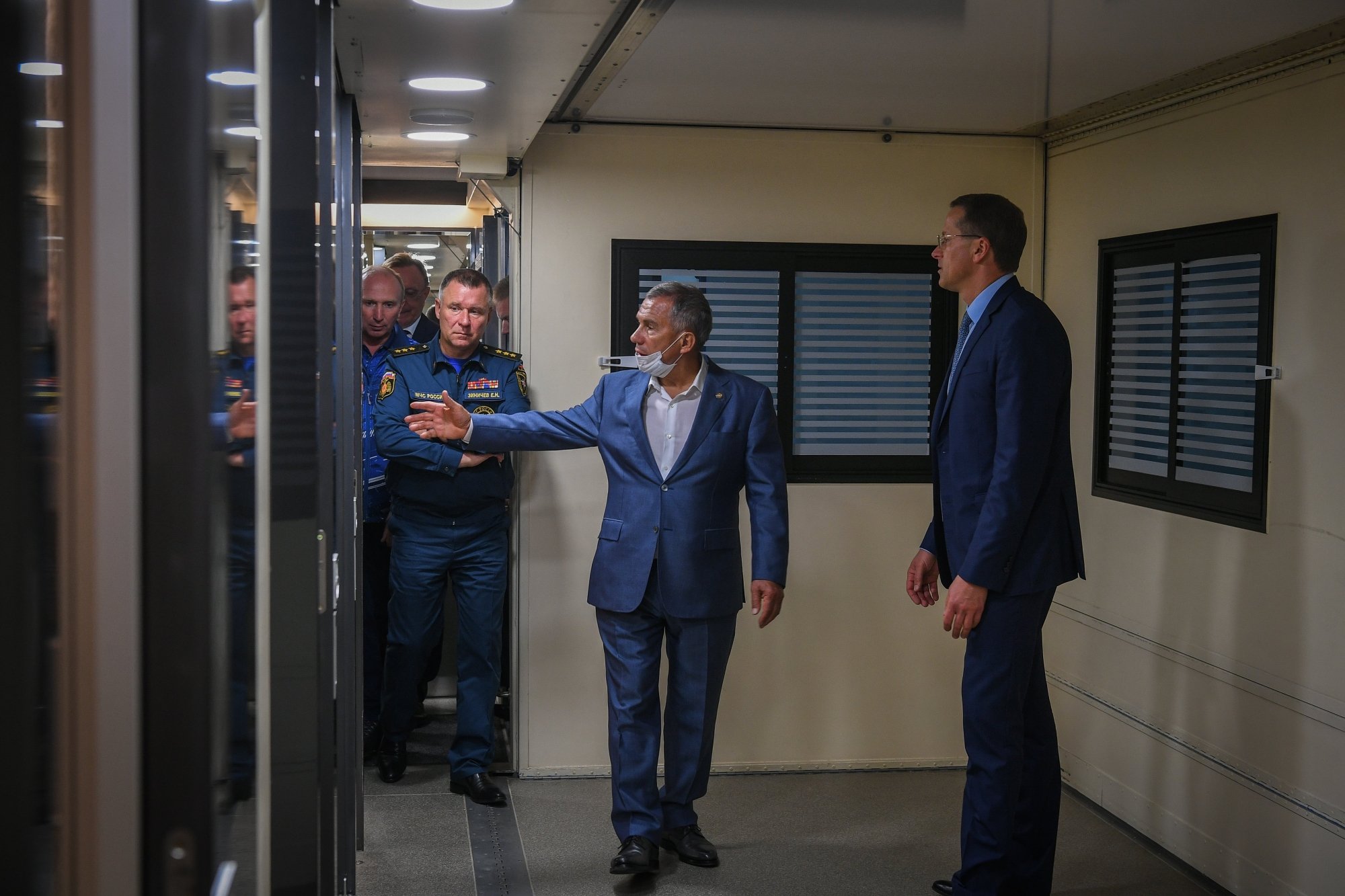 «КАМАЗ» посетил глава МЧС России вместе с президентом Татарстана