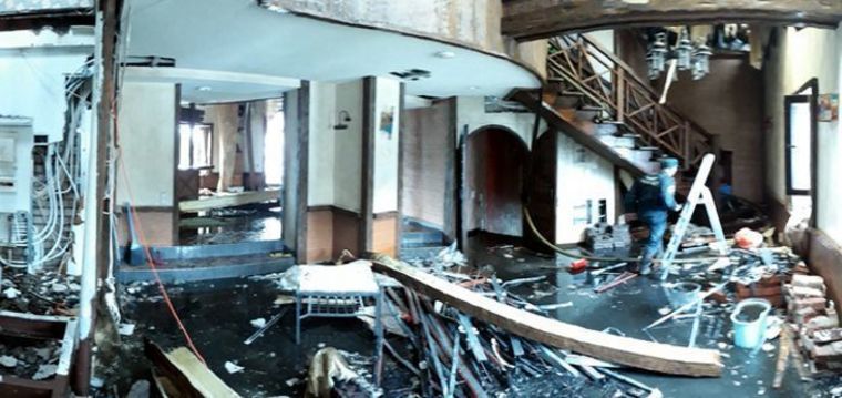 СМИ: сгоревший пятиуровневый таунхаус принадлежит хозяйке частной клиники