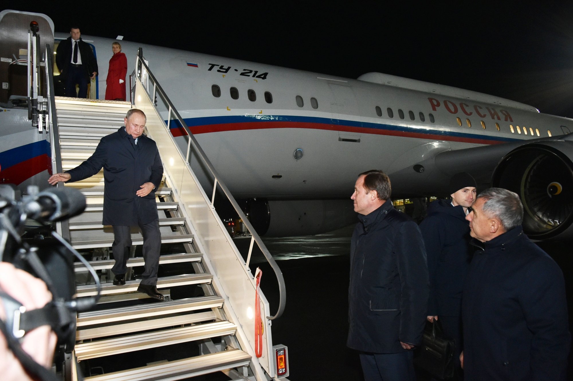 Владимир Путин прибыл в Челны (фото, видео)