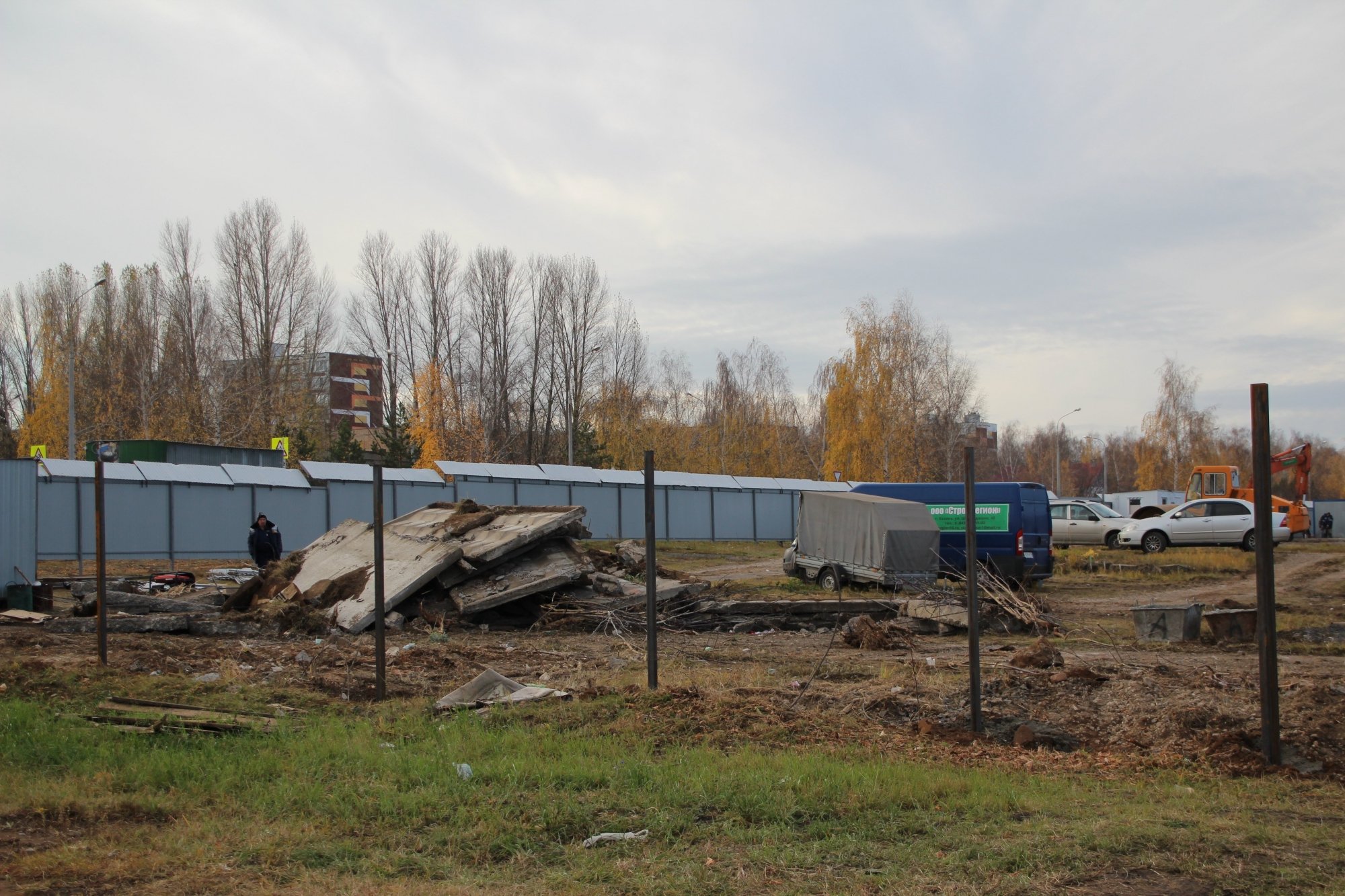 В Челнах началось строительство полилингвальной школы Шаймиева. Фото