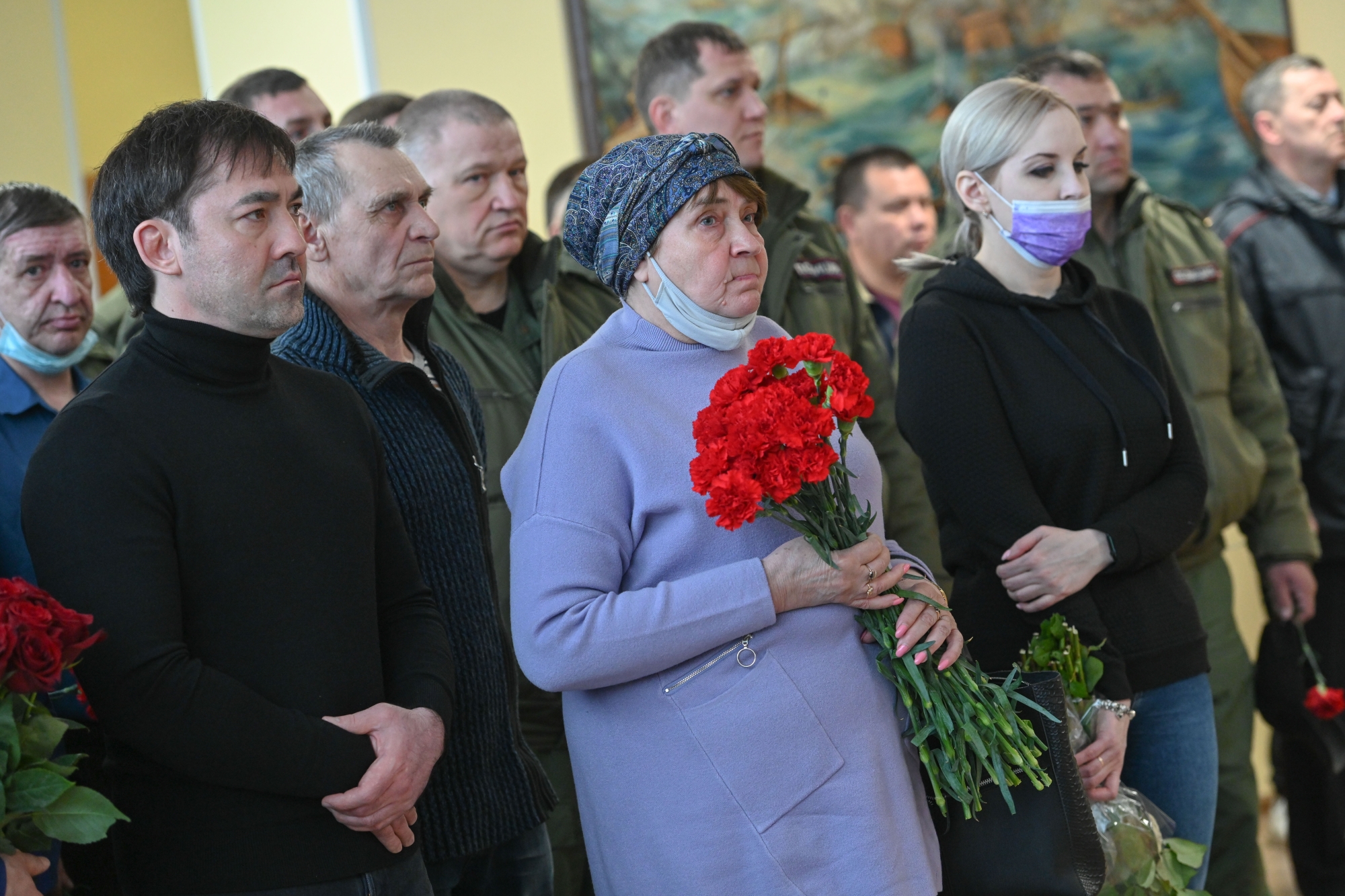 В Казани простились с погибшим на Украине контрактником  