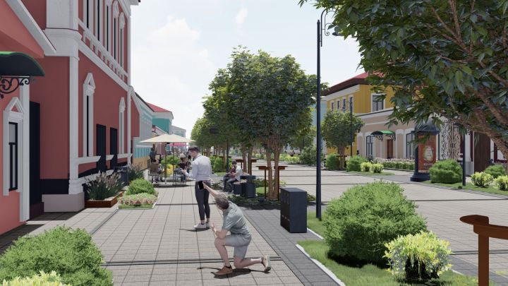 Улицу в историческом центре Елабуги закроют для автомобилей