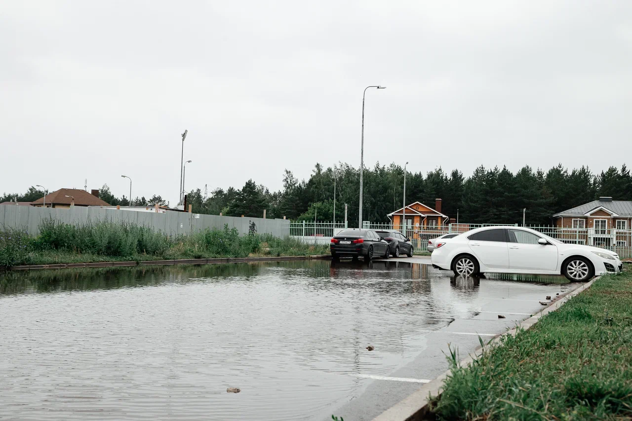 Фото: как в Челнах топит новый микрорайон