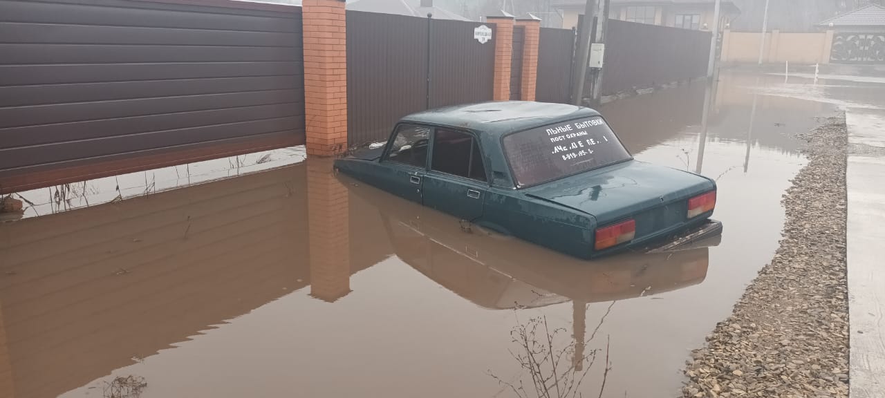 Как разлилась в этом году река Шильна в пригороде Челнов (фото)
