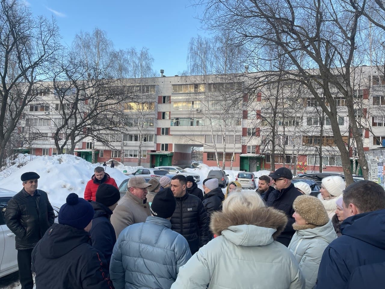 Фариду Салахову пришлось пойти в народ после ряда жалоб на спил деревьев