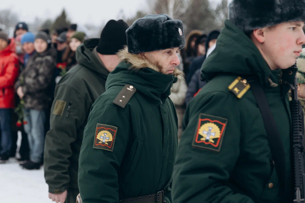 В Тукаевском районе простились с мобилизованным, погибшим в зоне СВО  25.02.2023