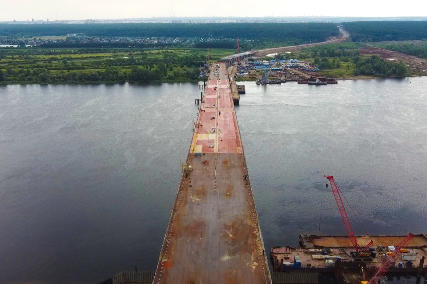 Фото: что увидел Рустам Минниханов на стройке моста через Каму Фото: что увидел Рустам Минниханов на стройке моста через Каму