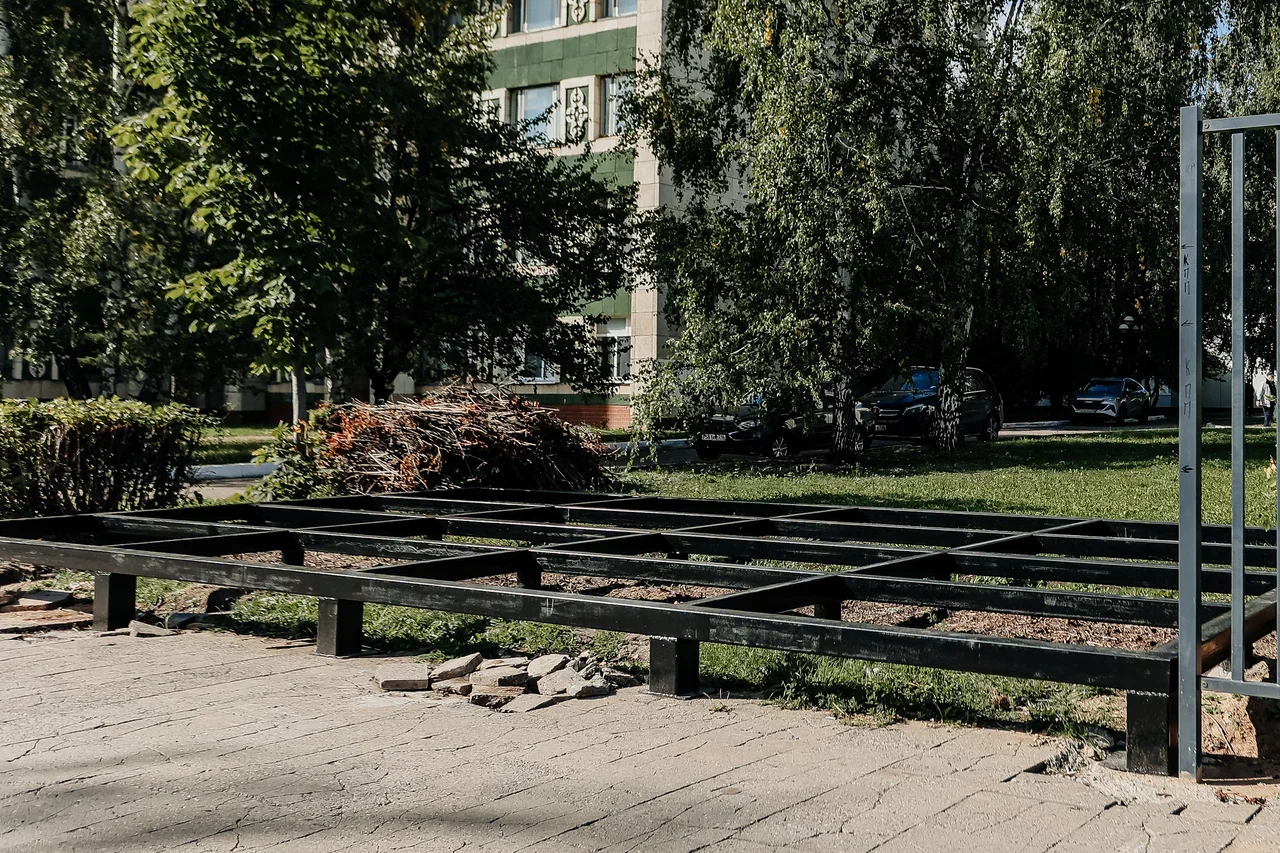 Фото: филиал КФУ огородил студенческий городок забором