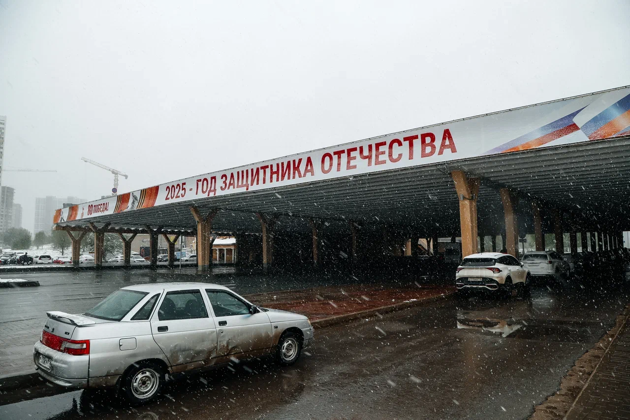 Фото: как Челны перед майскими праздниками накрыло снегом 