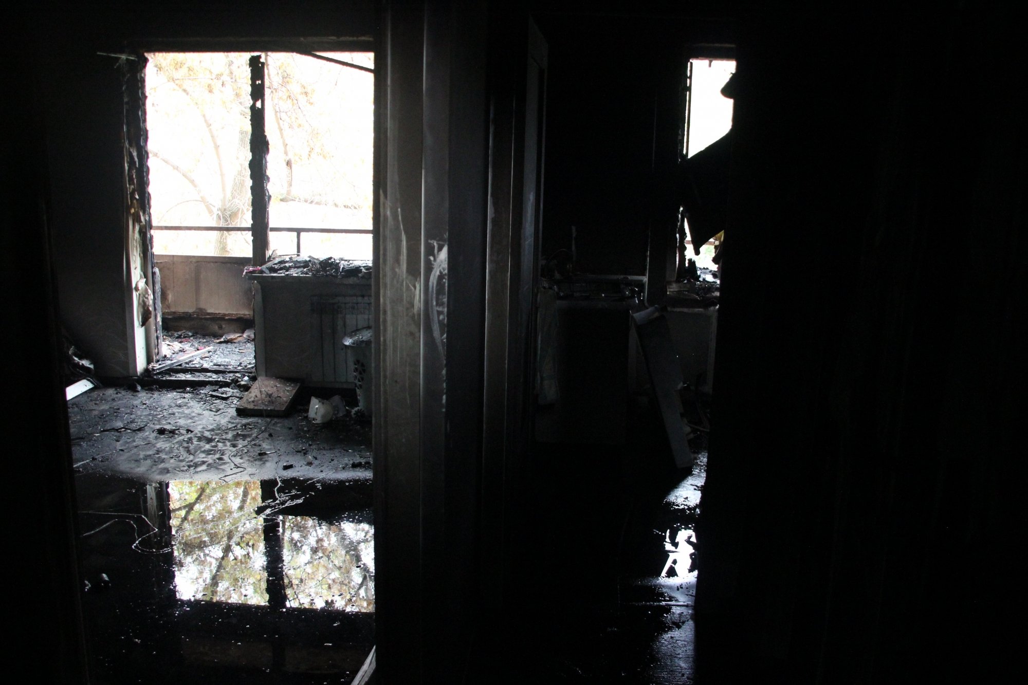 В Челнах сгорела «студенческая» квартира (фото)