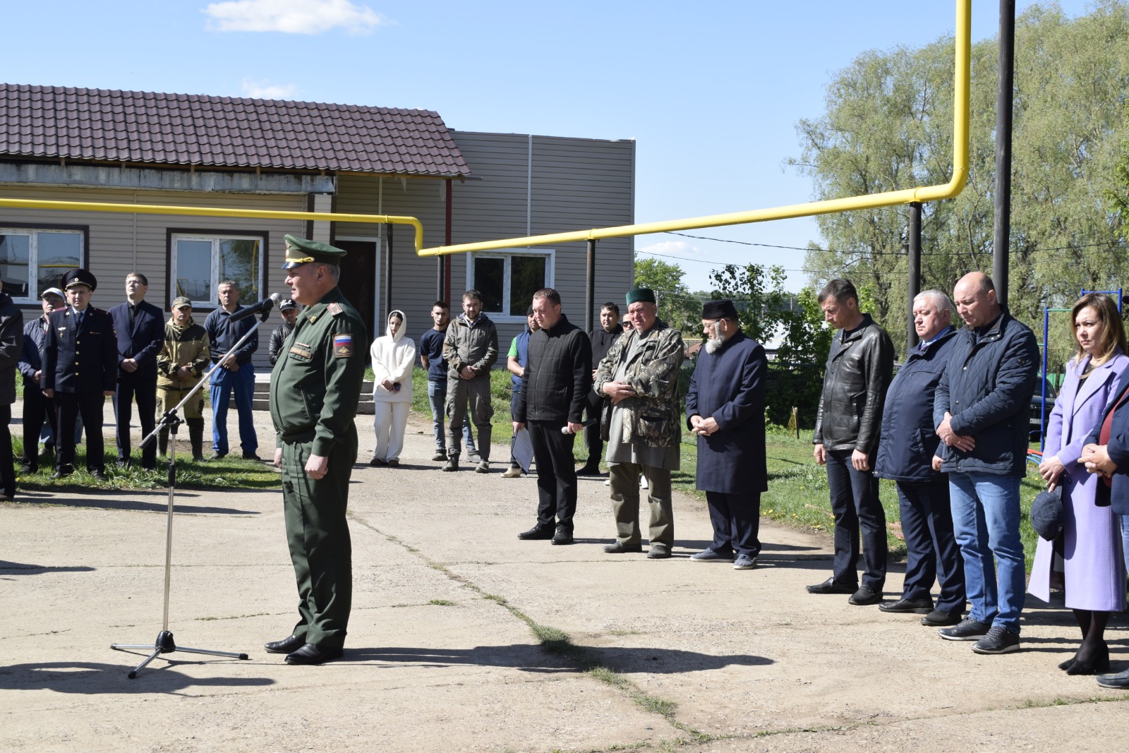 В Тукаевском районе простились с бойцом, погибшим в спецоперации (фото)