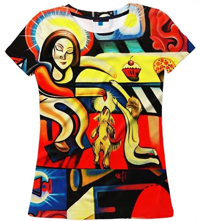 Автор портрета «Апостол Магдеев» создает футболки с картинами Челнов (фото)