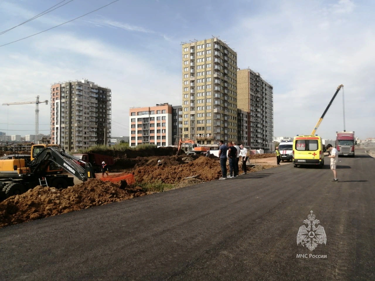 Рабочего на стройке в Челнах насмерть завалило грунтом