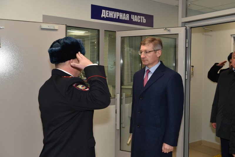 Хохорин открыл в Сарманово новое здание ОП, которое построил Гайсин