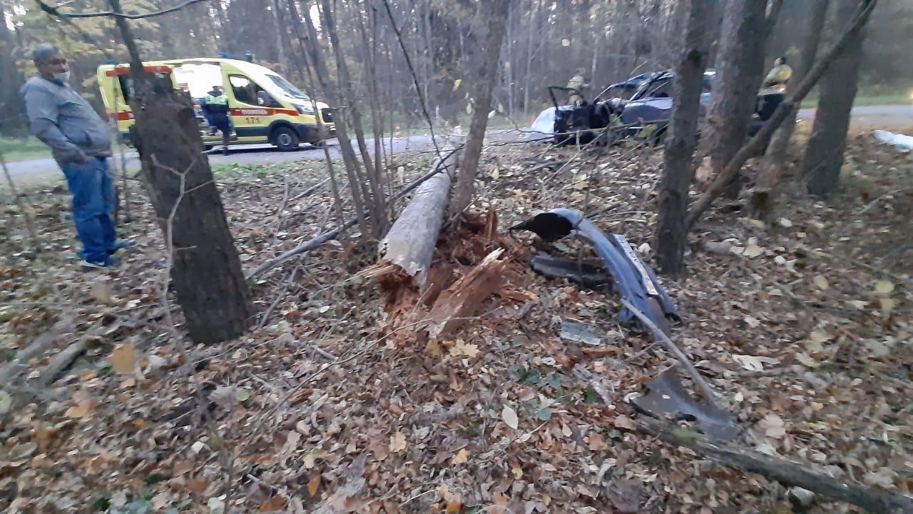 Пьяный водитель в Тукаевском столкнулся с деревом, в Челнах – выехал на встречку