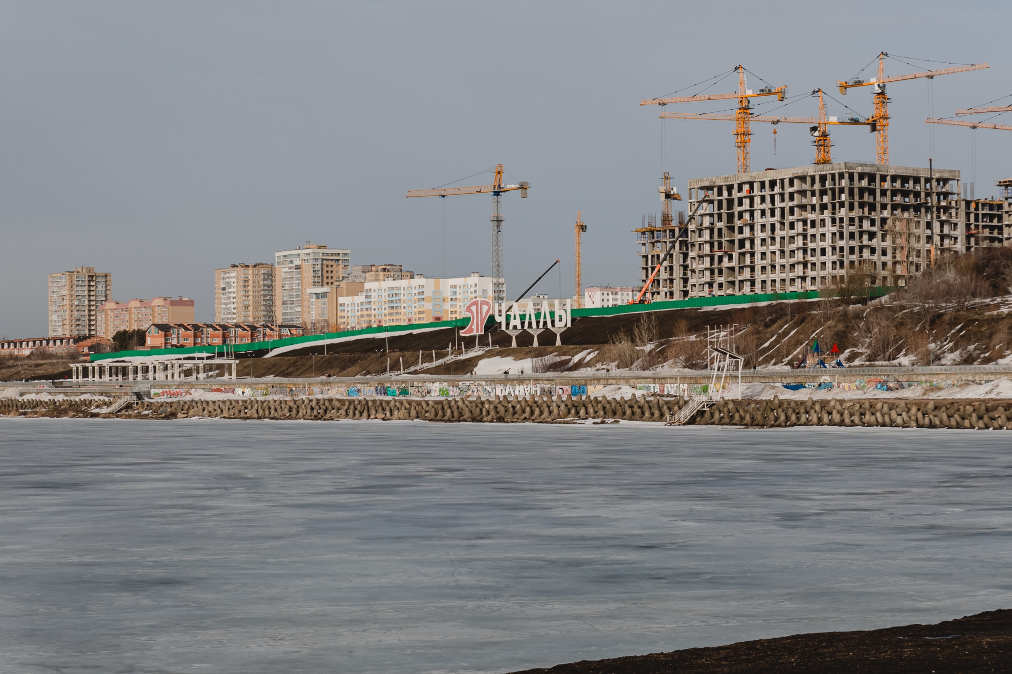 Фото: что есть сегодня на новом участке набережной Табеева 