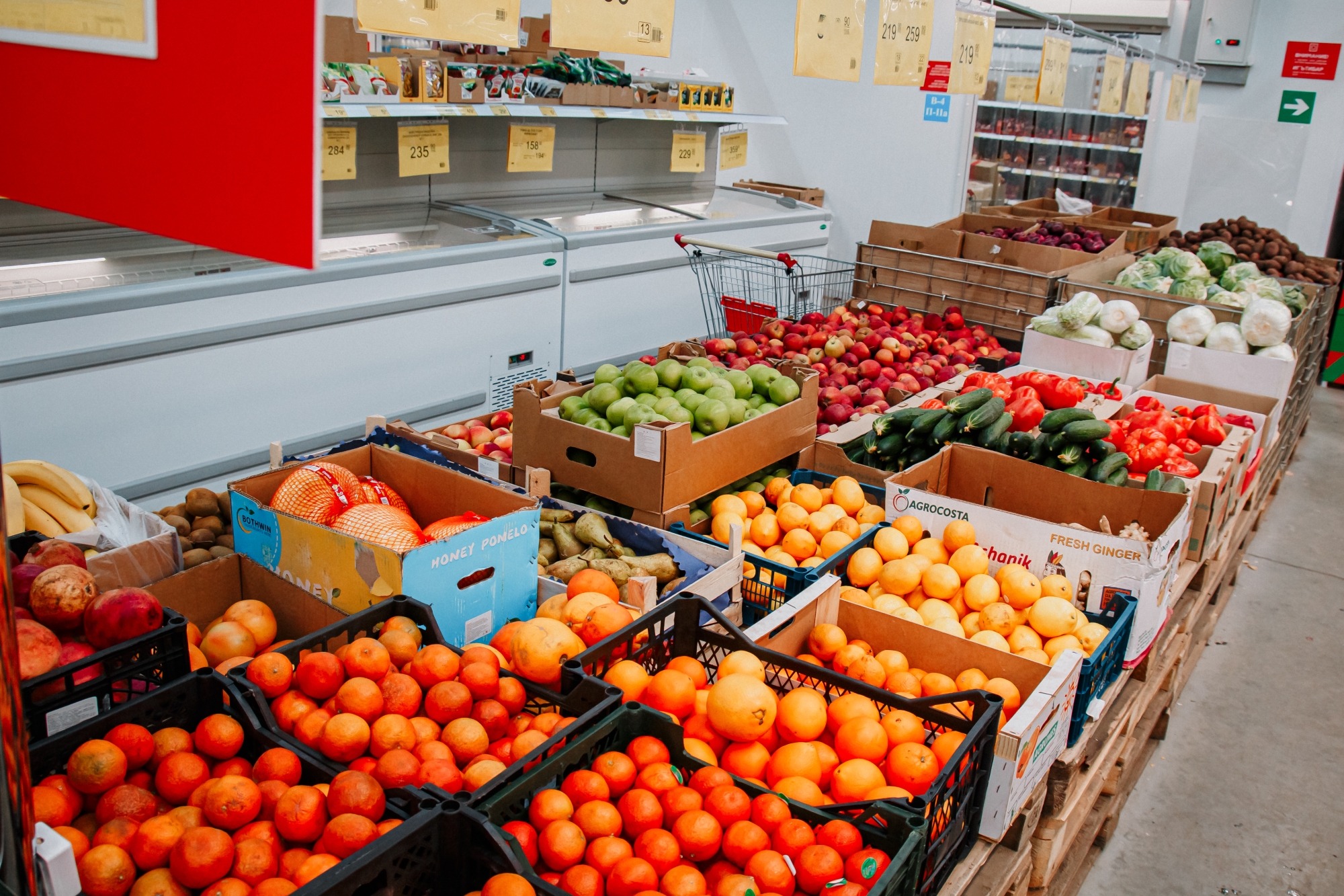 Челнинские ритейлеры наладили поставки продуктов, замершие из-за аномальных снегопадов