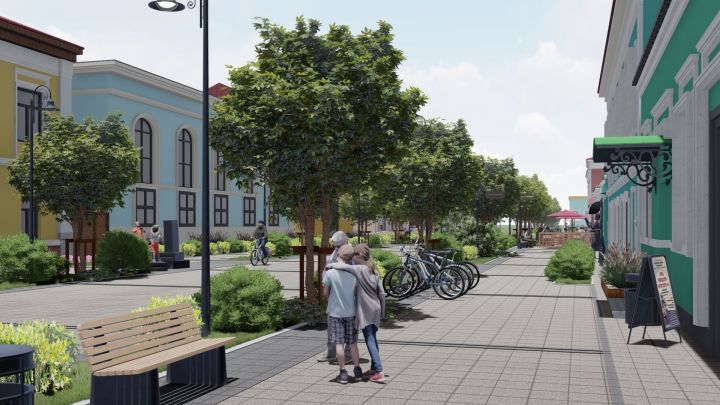 Улицу в историческом центре Елабуги закроют для автомобилей