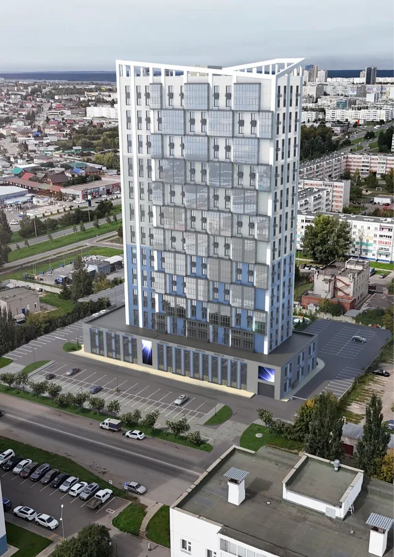 Фото: как будет выглядеть первая высотка экс‑директора ПАД Фарида Киямова