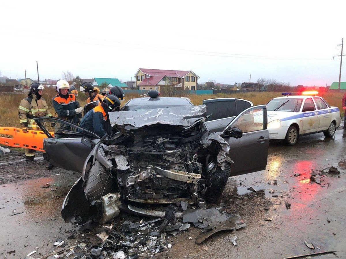 В Тукаевском районе смертельное ДТП 02.11.2022