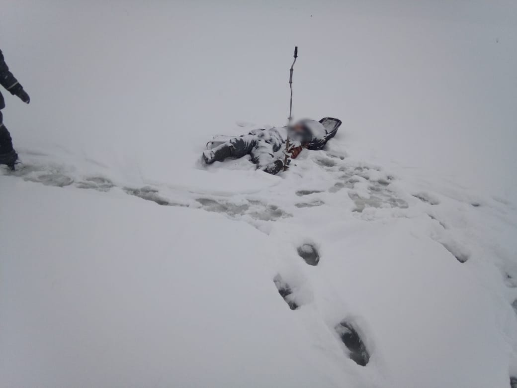 На Каме обнаружили тело замерзшего рыбака (фото)
