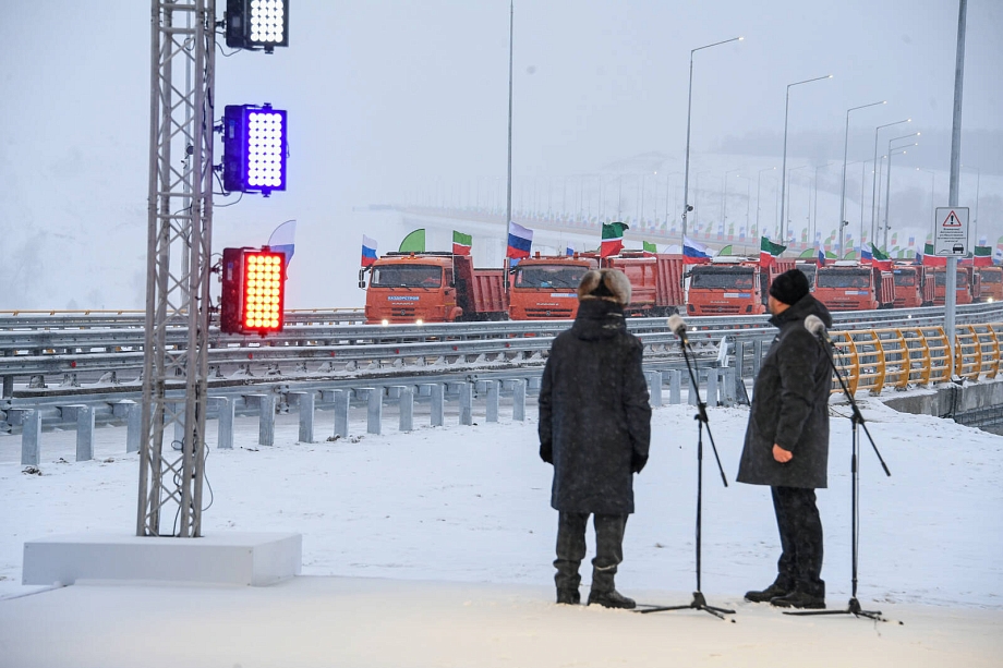 Фото: как открывали обход Нижнекамска и Челнов